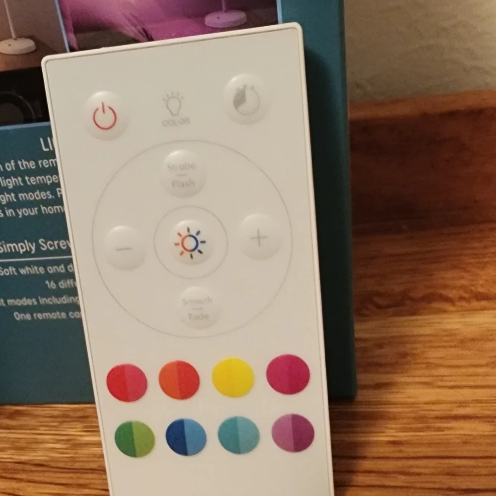 LED color light bulb GE brand